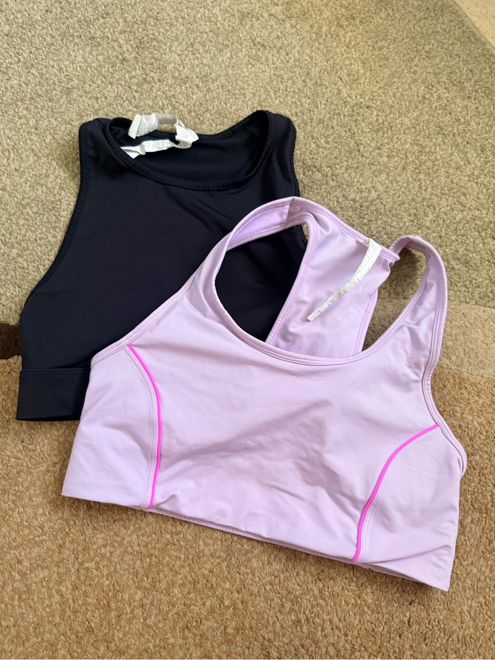 2 Fabletics sport bras in size medium